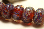 grace lampwork beads artisan handmade glass beads SRA