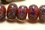 grace lampwork beads artisan handmade glass beads SRA