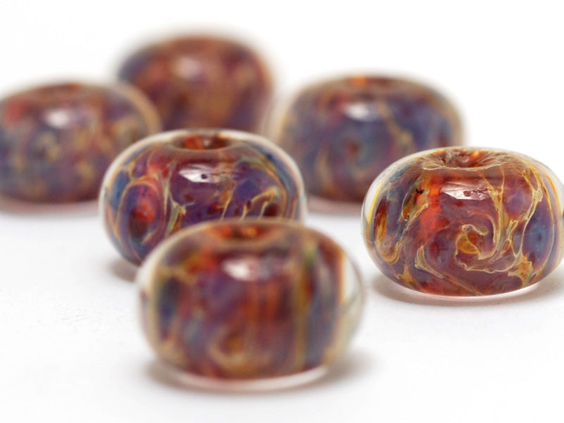 grace lampwork beads artisan handmade glass beads SRA