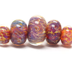 grace lampwork beads artisan handmade glass beads SRA
