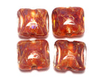 10602114 - Four Yellow-orange & Purple Free Style Pillow Beads