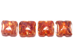 10602114 - Four Yellow-orange & Purple Free Style Pillow Beads