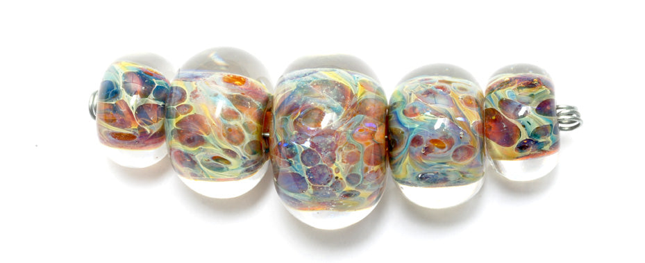 grace lampwork beads artisan handmade glass beads SRA