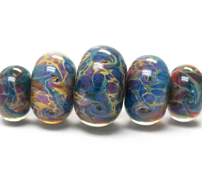 grace lampwork beads artisan handmade glass beads SRA