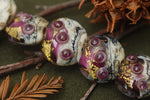 grace lampwork beads artisan handmade glass beads SRA