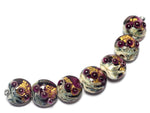 grace lampwork beads artisan handmade glass beads SRA