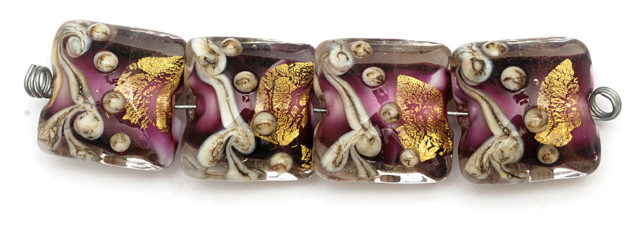 grace lampwork beads artisan handmade glass beads SRA