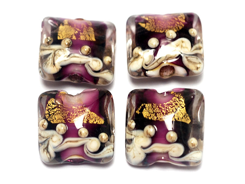 grace lampwork beads artisan handmade glass beads SRA