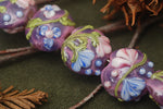 grace lampwork beads artisan handmade glass beads SRA