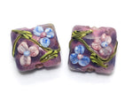 grace lampwork beads artisan handmade glass beads SRA