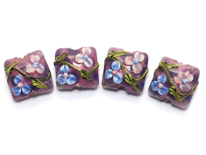 grace lampwork beads artisan handmade glass beads SRA