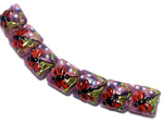 10603104 - Seven Red Dragonfly/Violet Garden Pillow Beads
