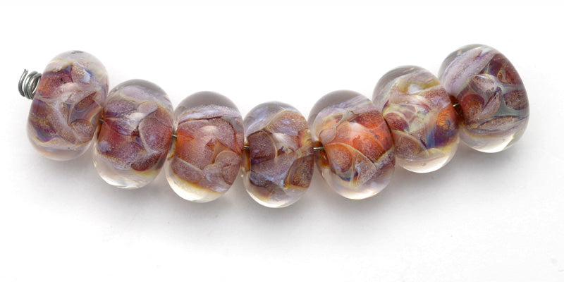 10603201 - Seven Sugar Berry Rondelle Beads
