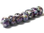 10603301 - Seven Wisteria Skies Rondelle Beads