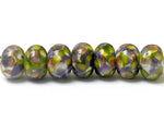 10603401 - Seven Wisteria Garden Rondelle Beads