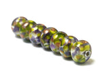 10603401 - Seven Wisteria Garden Rondelle Beads