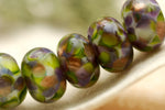 10603401 - Seven Wisteria Garden Rondelle Beads