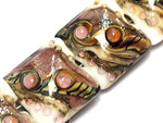 10603514 - Four Blushing Pink Stardust Pillow Beads