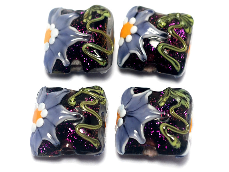 grace lampwork beads artisan handmade glass beads SRA