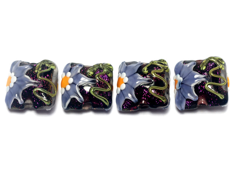 grace lampwork beads artisan handmade glass beads SRA