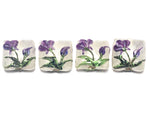 10603914 - Four Regalia Flower Pillow Beads