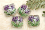 10603914 - Four Regalia Flower Pillow Beads