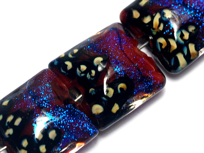 grace lampwork beads artisan handmade glass beads SRA
