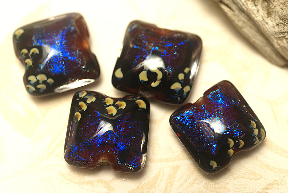 grace lampwork beads artisan handmade glass beads SRA