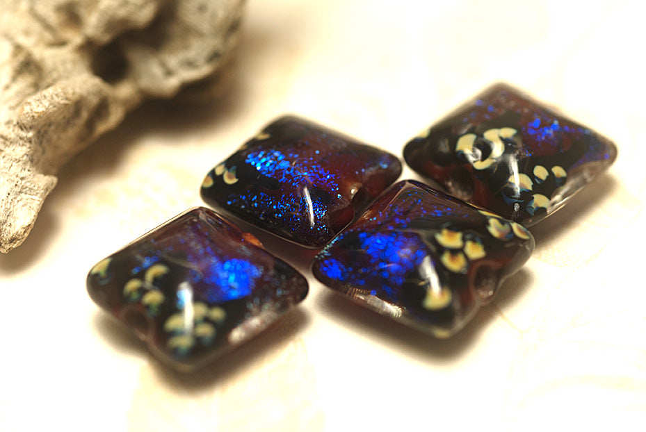 grace lampwork beads artisan handmade glass beads SRA
