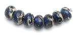10604101 - Seven Indigo Night Celestial Rondelle Beads