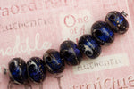 10604101 - Seven Indigo Night Celestial Rondelle Beads