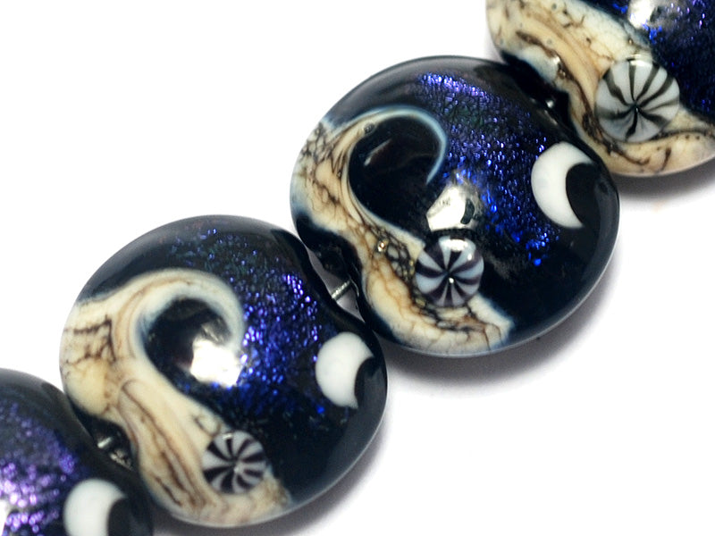 grace lampwork beads artisan handmade glass beads SRA