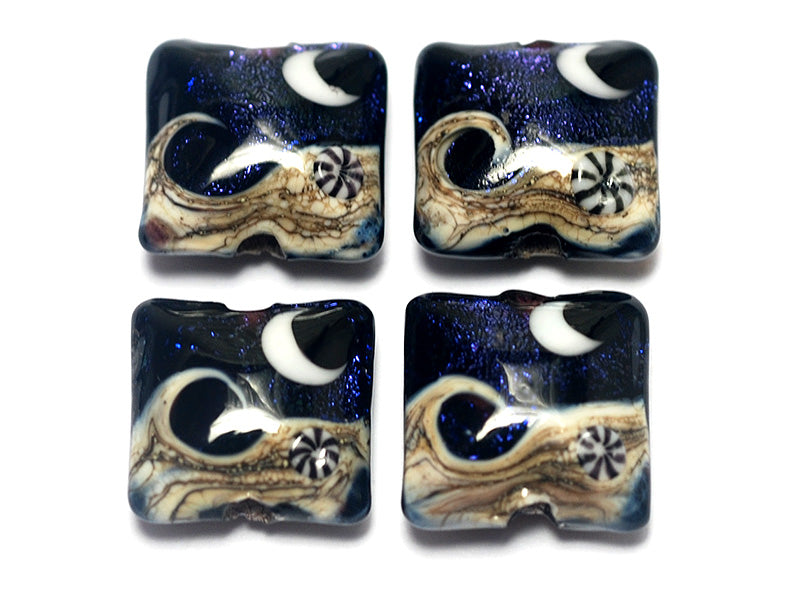 grace lampwork beads artisan handmade glass beads SRA
