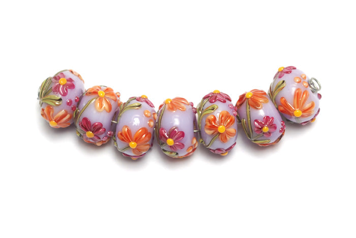 10604401 - Seven Morgan's Bouquet Rondelle Beads