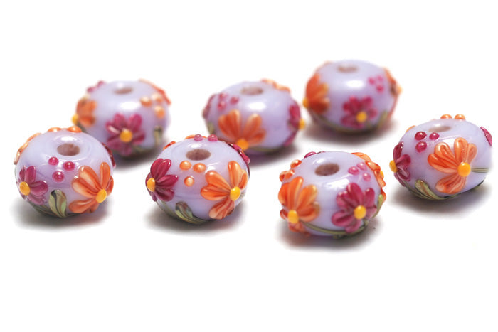 10604401 - Seven Morgan's Bouquet Rondelle Beads