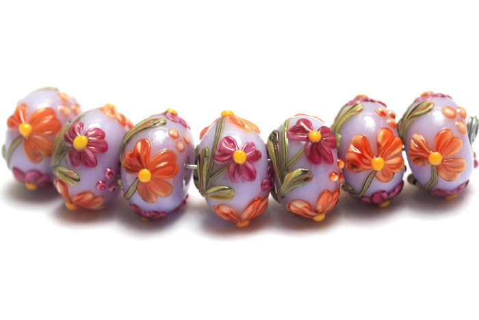 10604401 - Seven Morgan's Bouquet Rondelle Beads