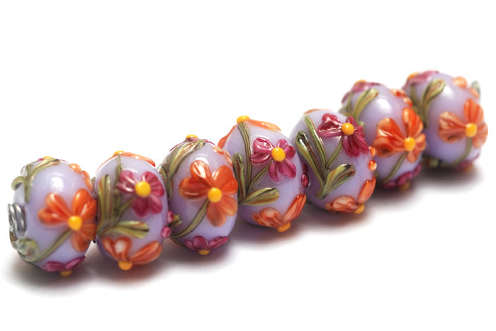 10604401 - Seven Morgan's Bouquet Rondelle Beads
