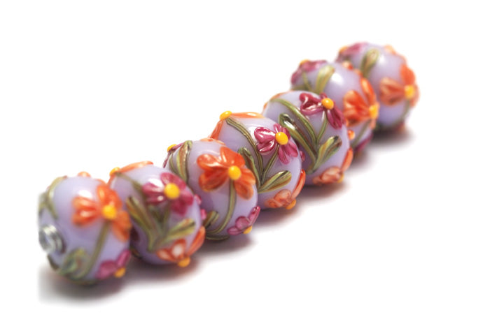 10604401 - Seven Morgan's Bouquet Rondelle Beads