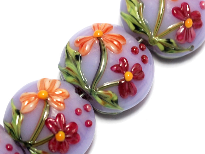 10604412 - Four Morgan's Bouquet Lentil Beads