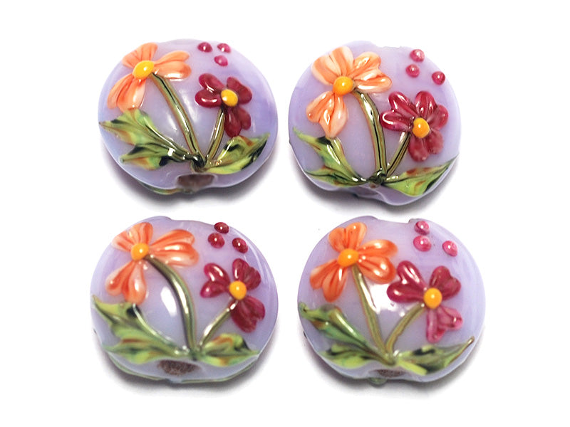 10604412 - Four Morgan's Bouquet Lentil Beads