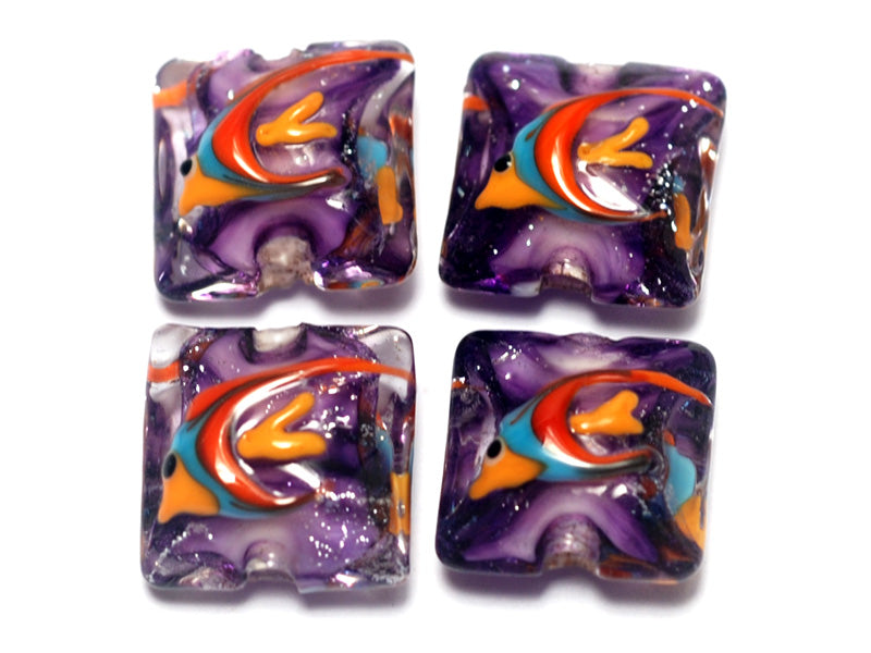 10604614 - Four Tropical Aquarium Pillow Beads