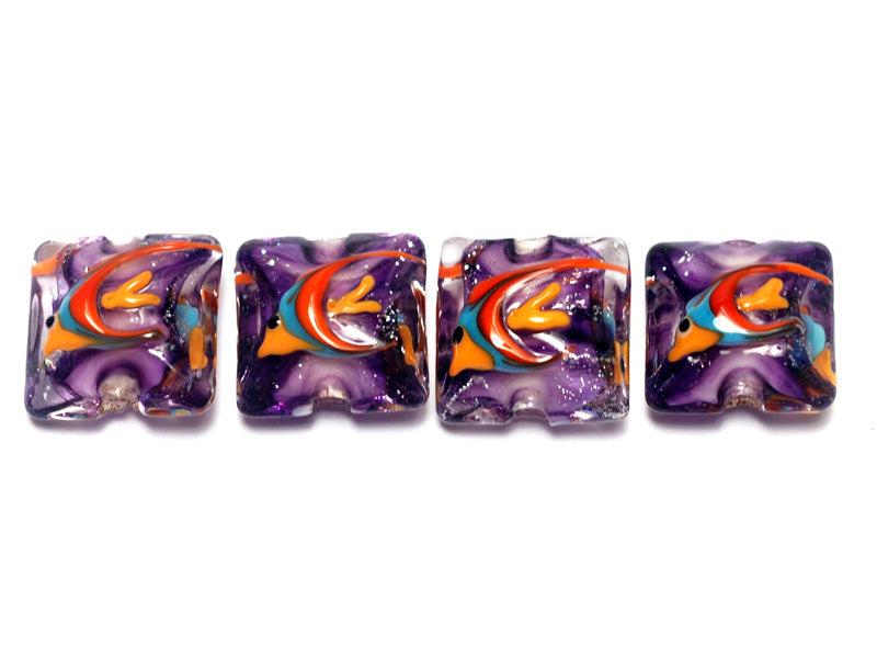 10604614 - Four Tropical Aquarium Pillow Beads