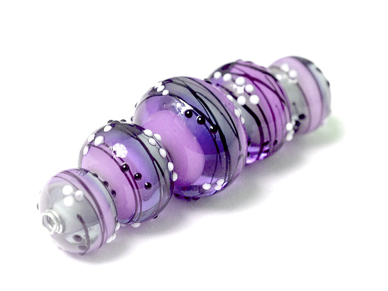 grace lampwork beads artisan handmade glass beads SRA
