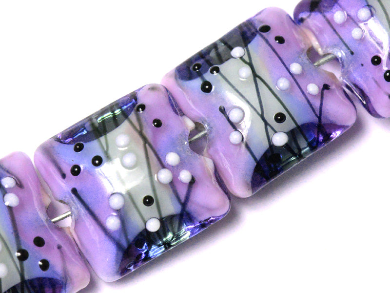 10604814 - Four Lilac Tea Party Pillow Beads