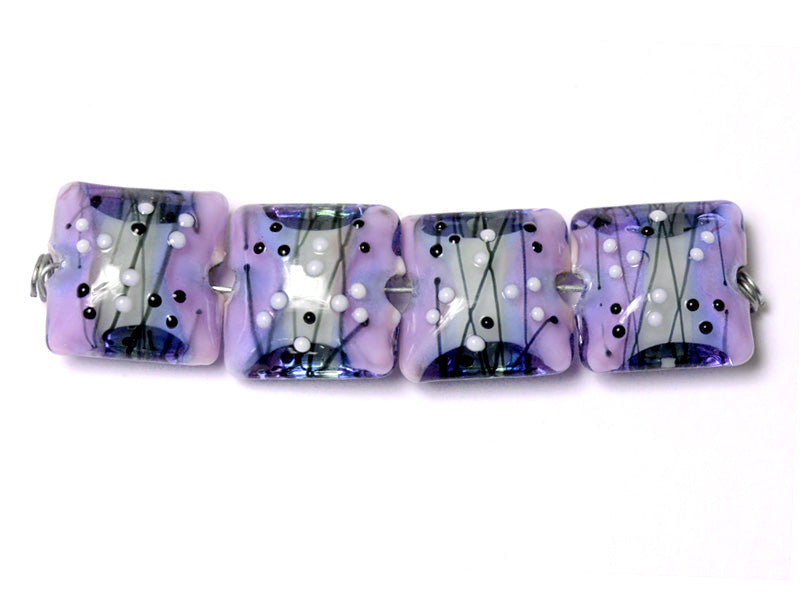 10604814 - Four Lilac Tea Party Pillow Beads