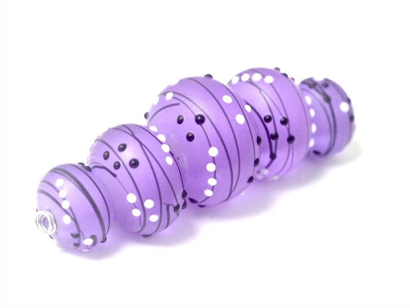 grace lampwork beads artisan handmade glass beads SRA
