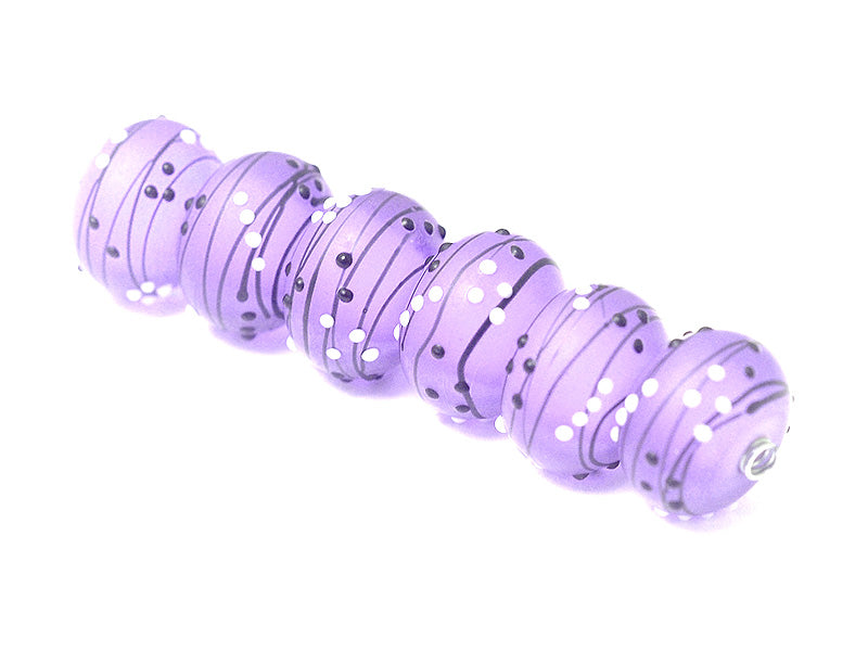 10604921 - Six Lilac Tea Party II Rondelle Beads