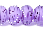 10604941 - Eight Lilac Tea Party II Rondelle Beads
