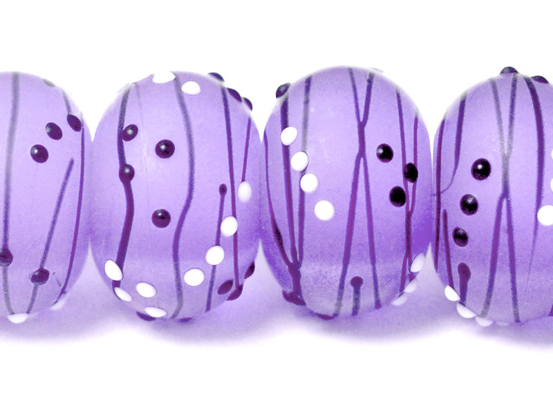 10604941 - Eight Lilac Tea Party II Rondelle Beads