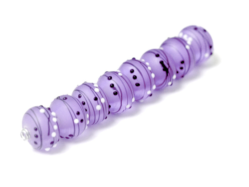 10604941 - Eight Lilac Tea Party II Rondelle Beads
